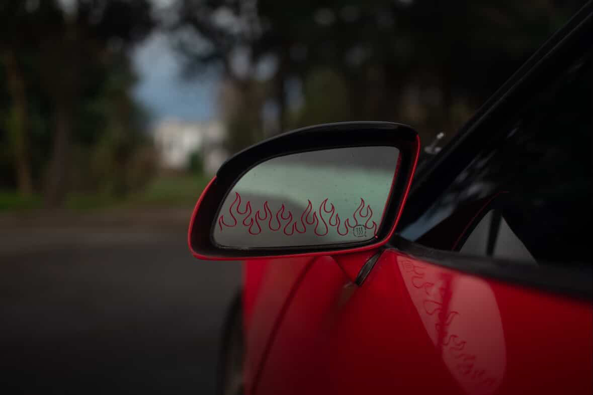 Side Mirror Flames