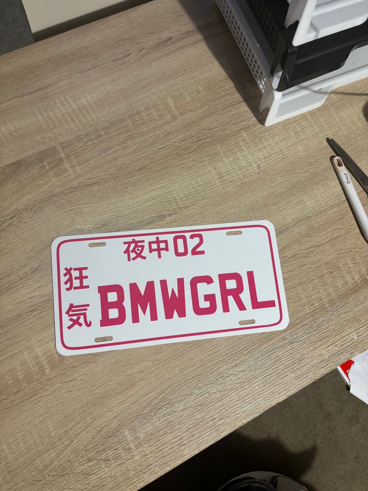 Custom Coloured Show Plates