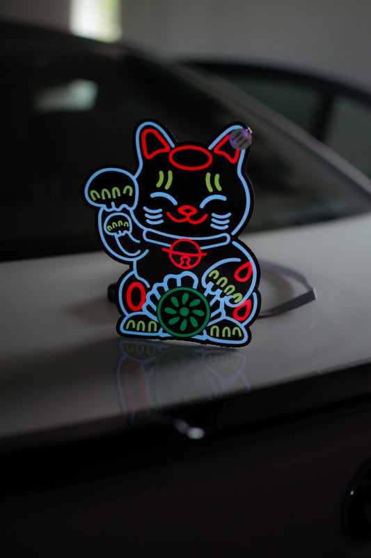 LED Lucky Cat Sticker