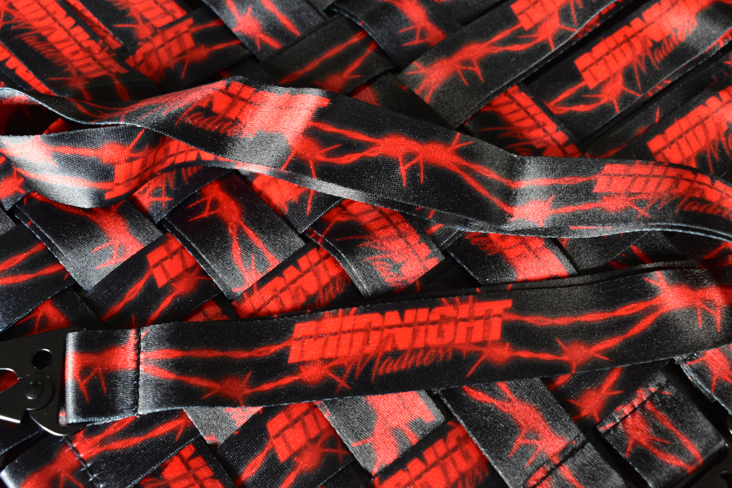 Midnight Neon Barb'd Lanyard