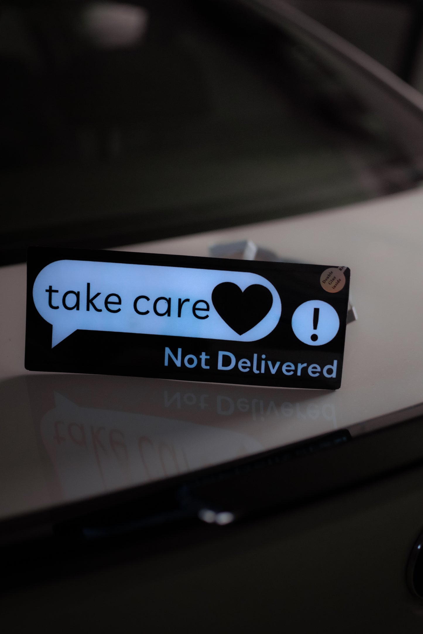 LED Take Care Sticker